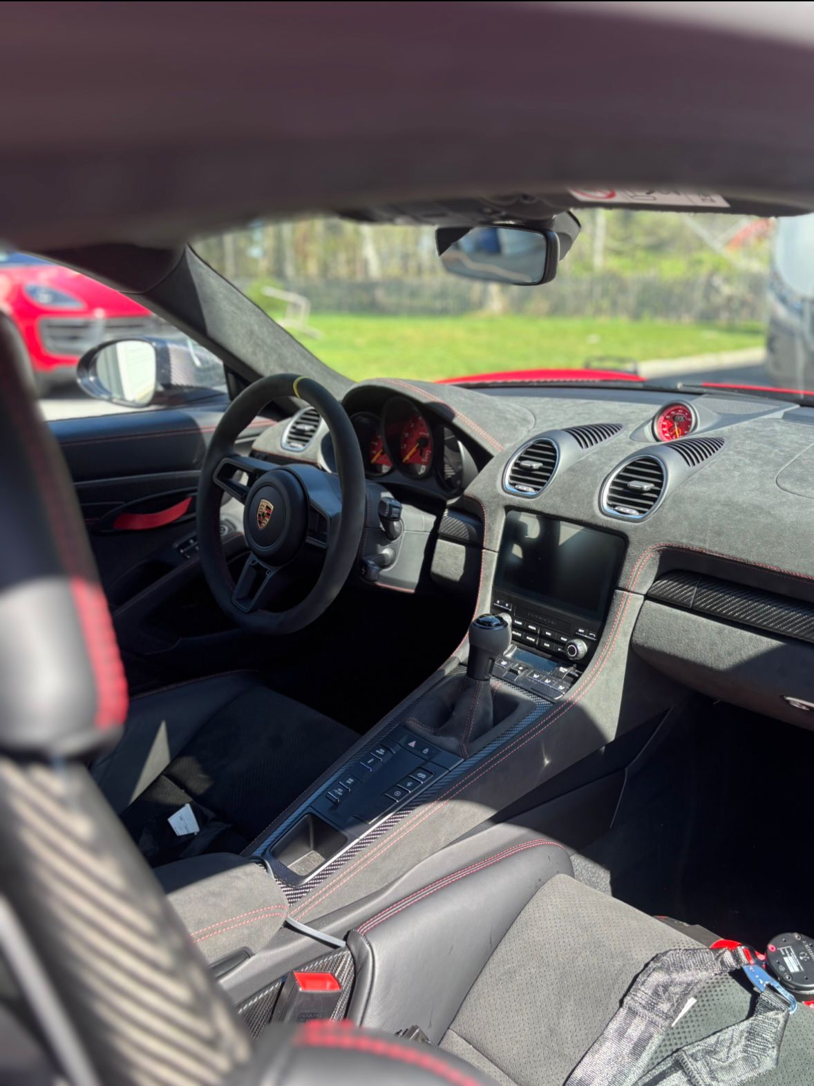 Porsche GT4 RS interiör efter rekond