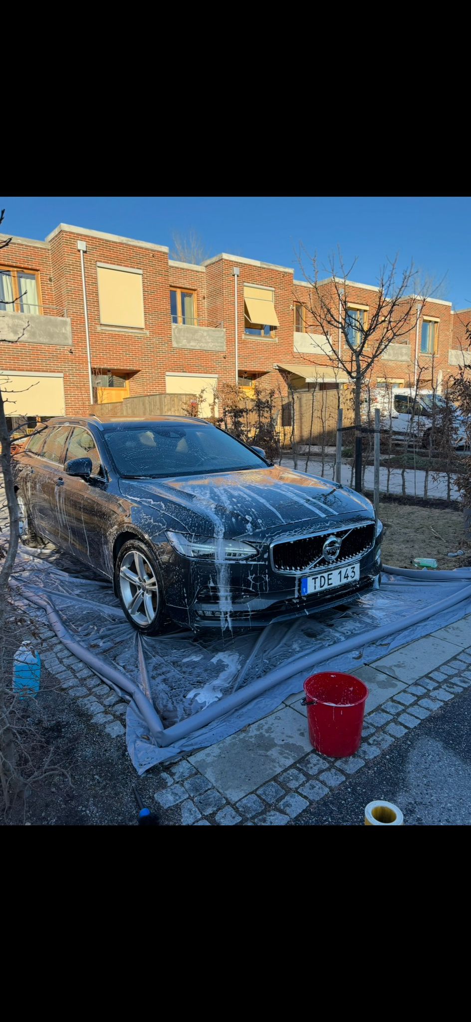 Volvo V90 skumtvätt
